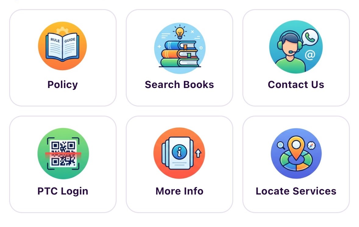 library-mobile-app-ptc-login